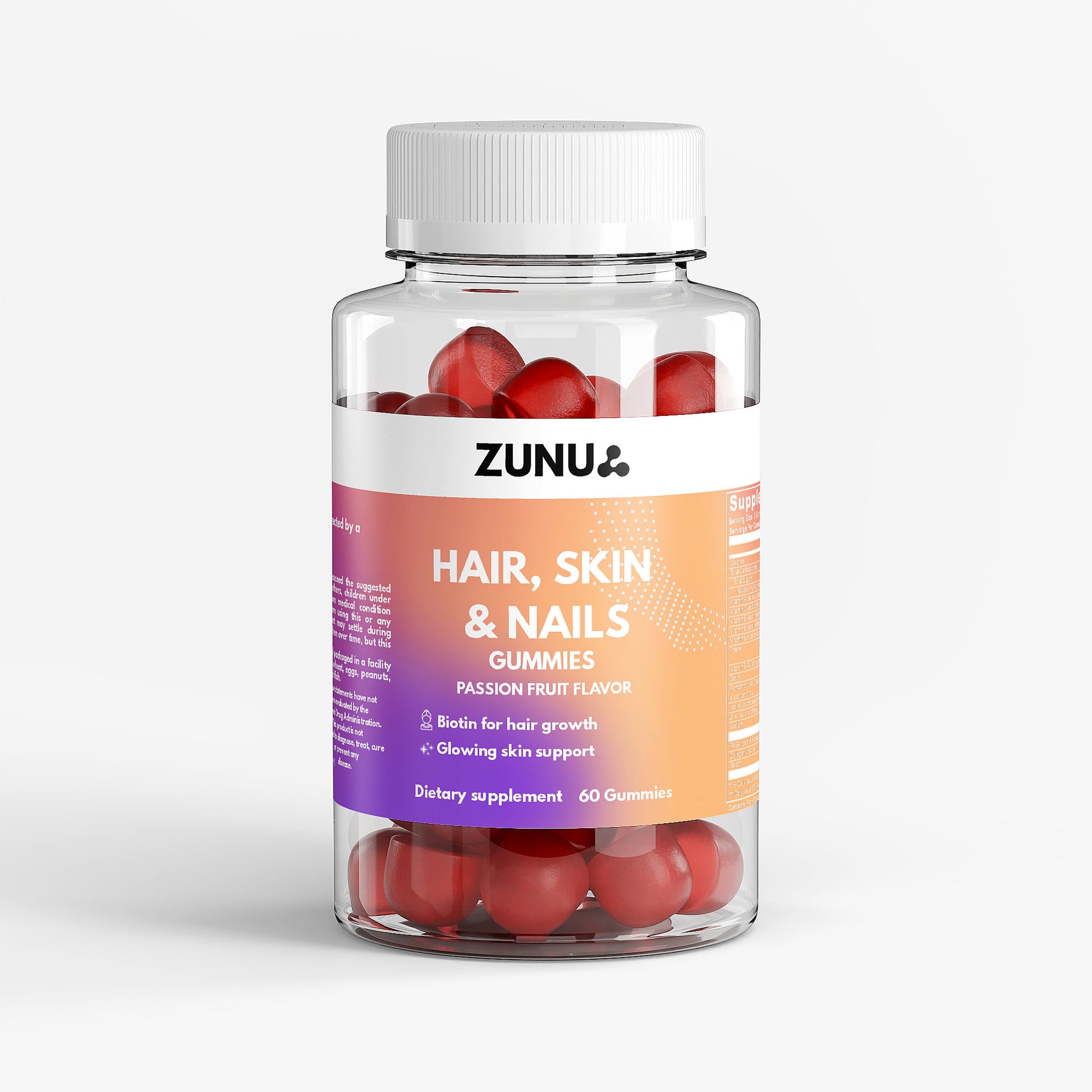 Zunu Hair, Skin & Nails Gummies
