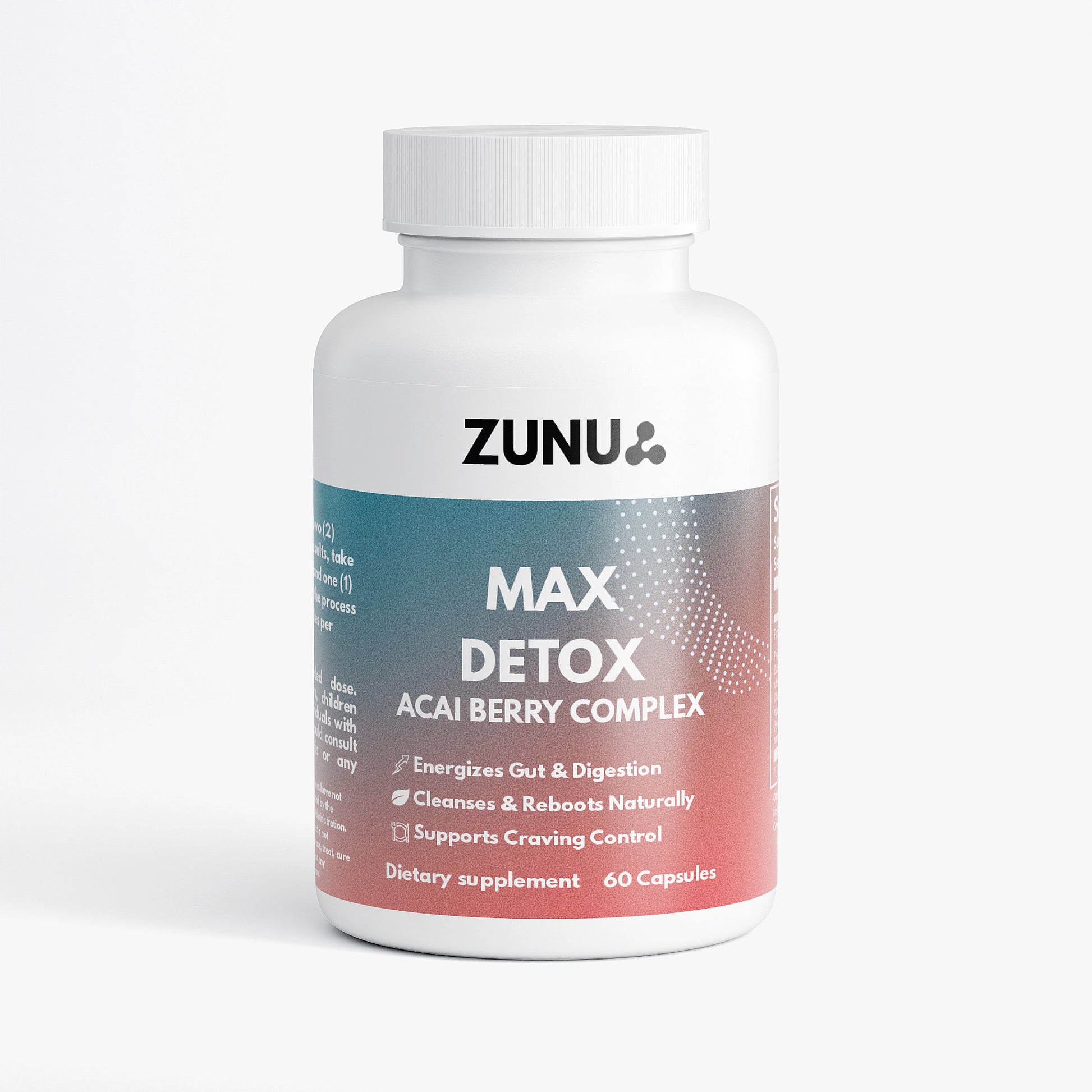 Zunu Max Detox - Acai Berry Complex Capsules