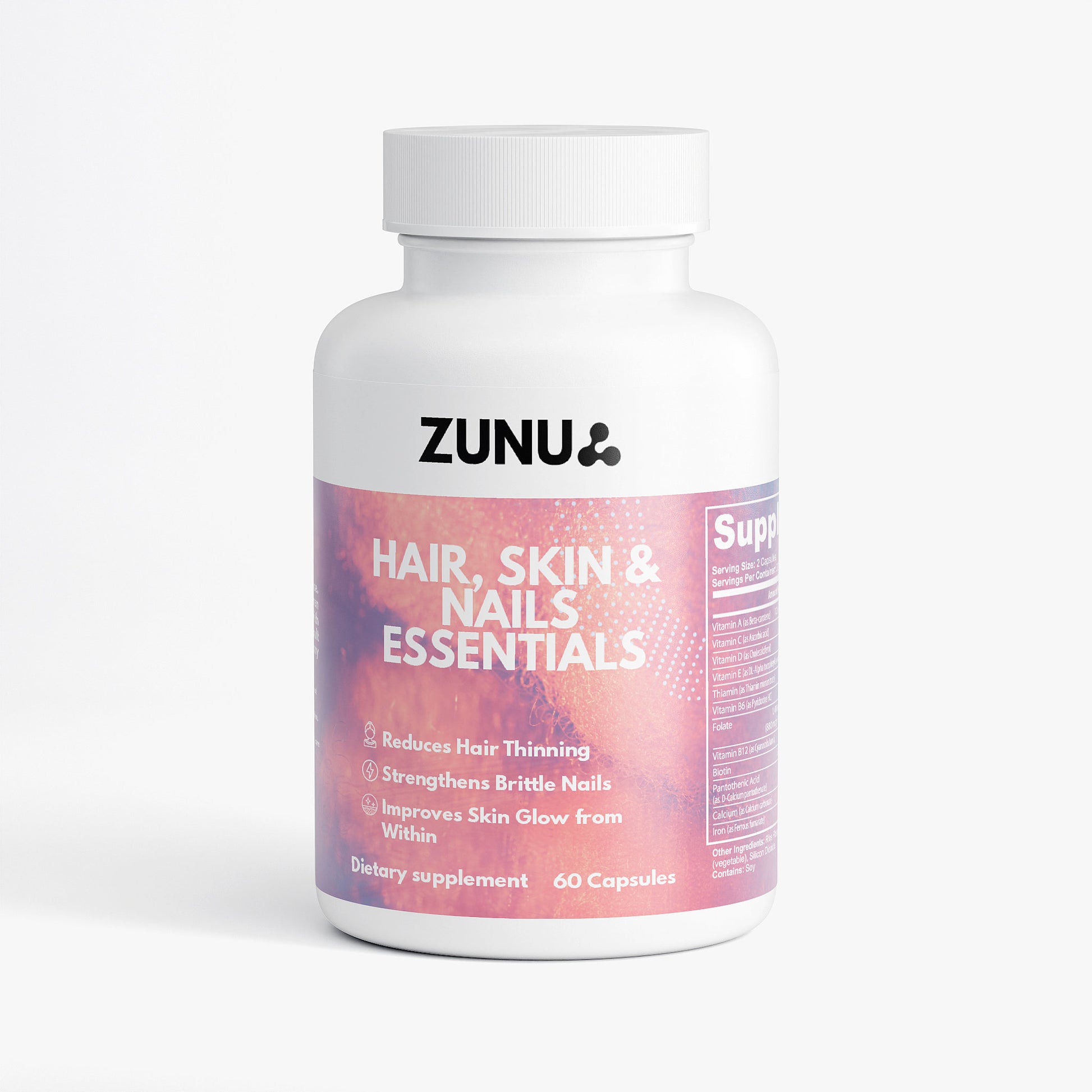 Zunu Hair, Skin and Nails Essential Capsules
