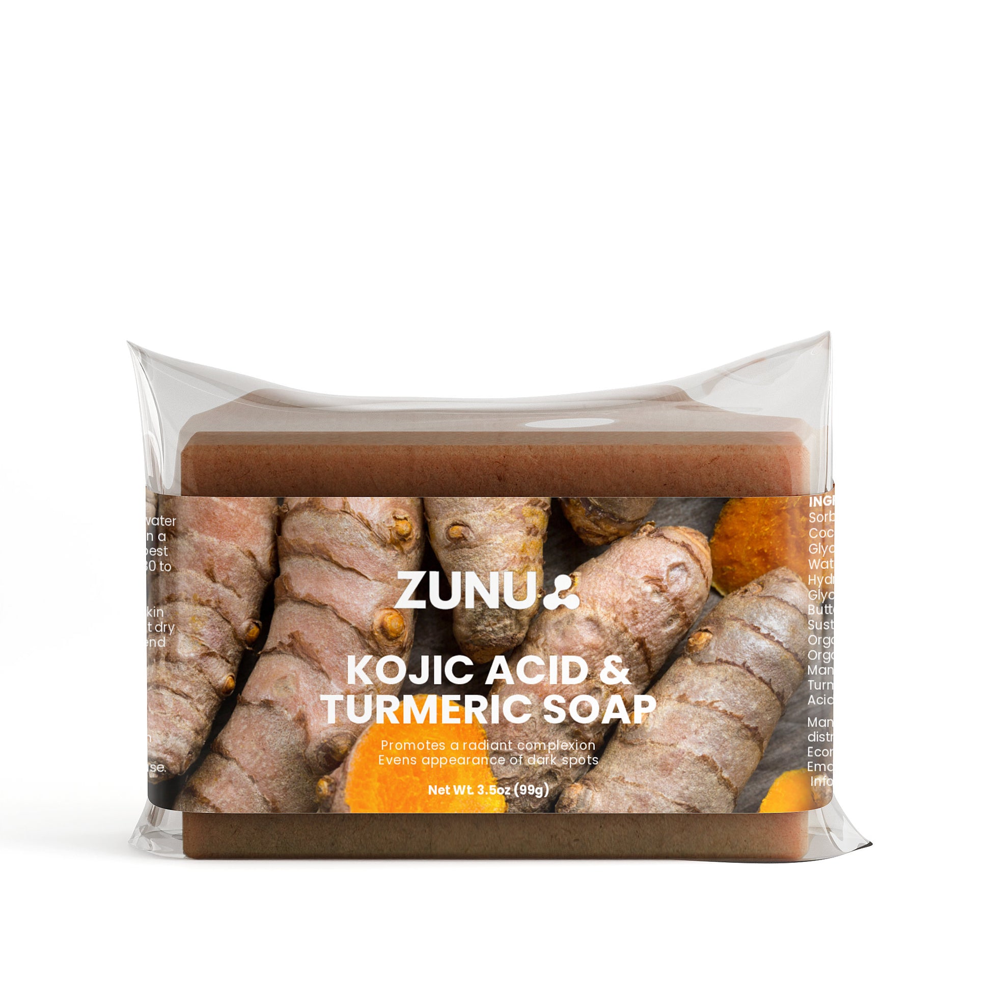 Zunu Kojic Acid & Turmeric Soap