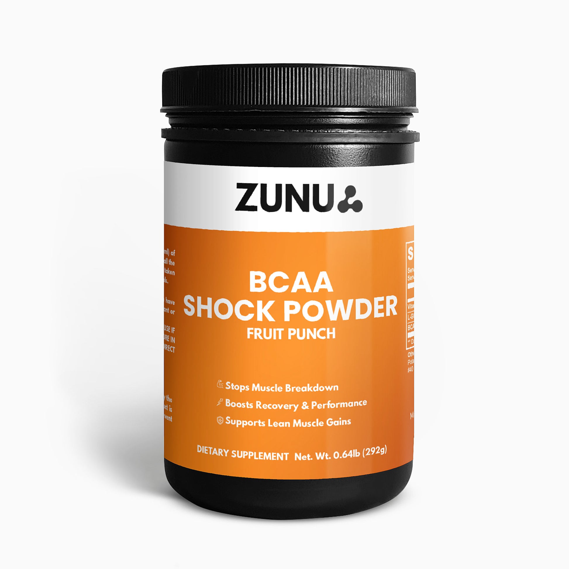 Zunu BCAA Shock Powder Fruit Punch