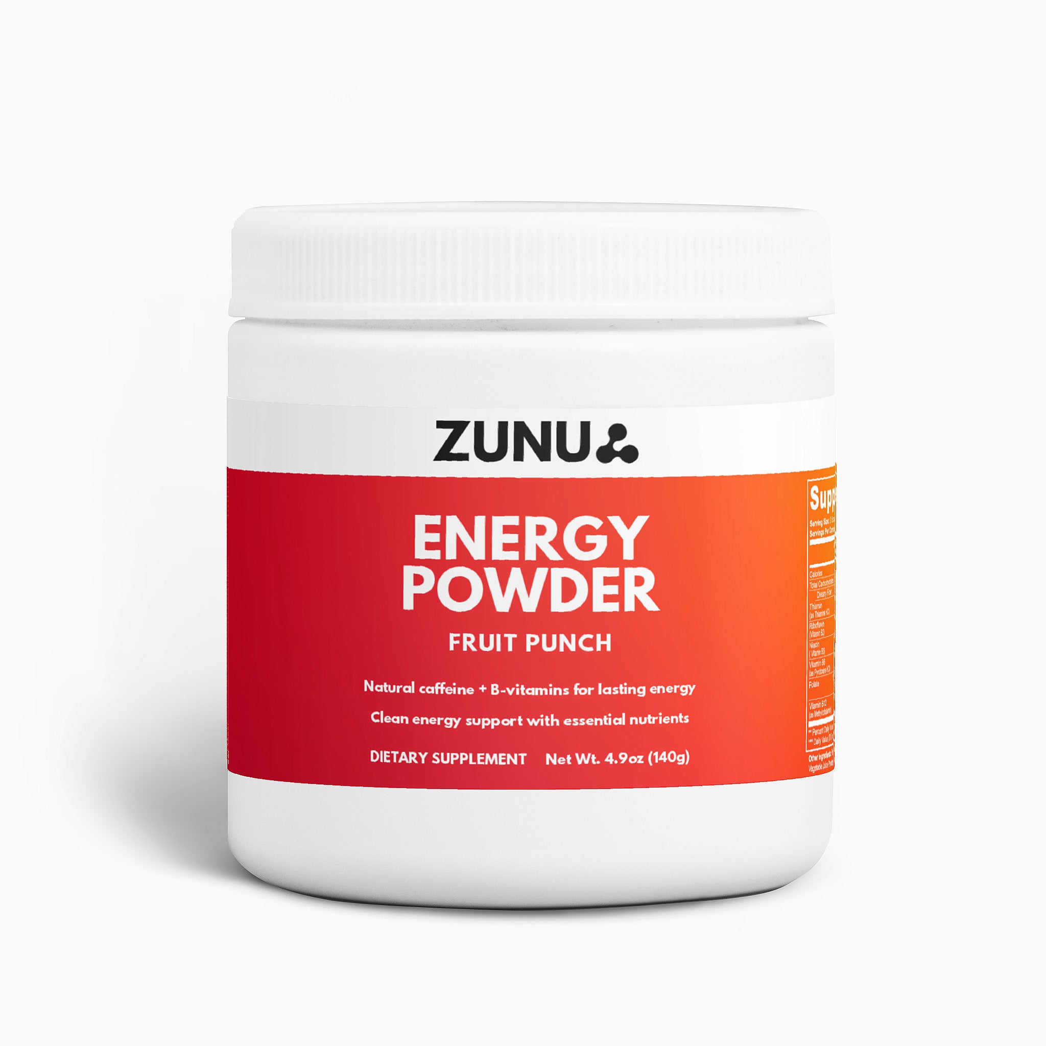 Zunu Energy Powder Fruit Punch