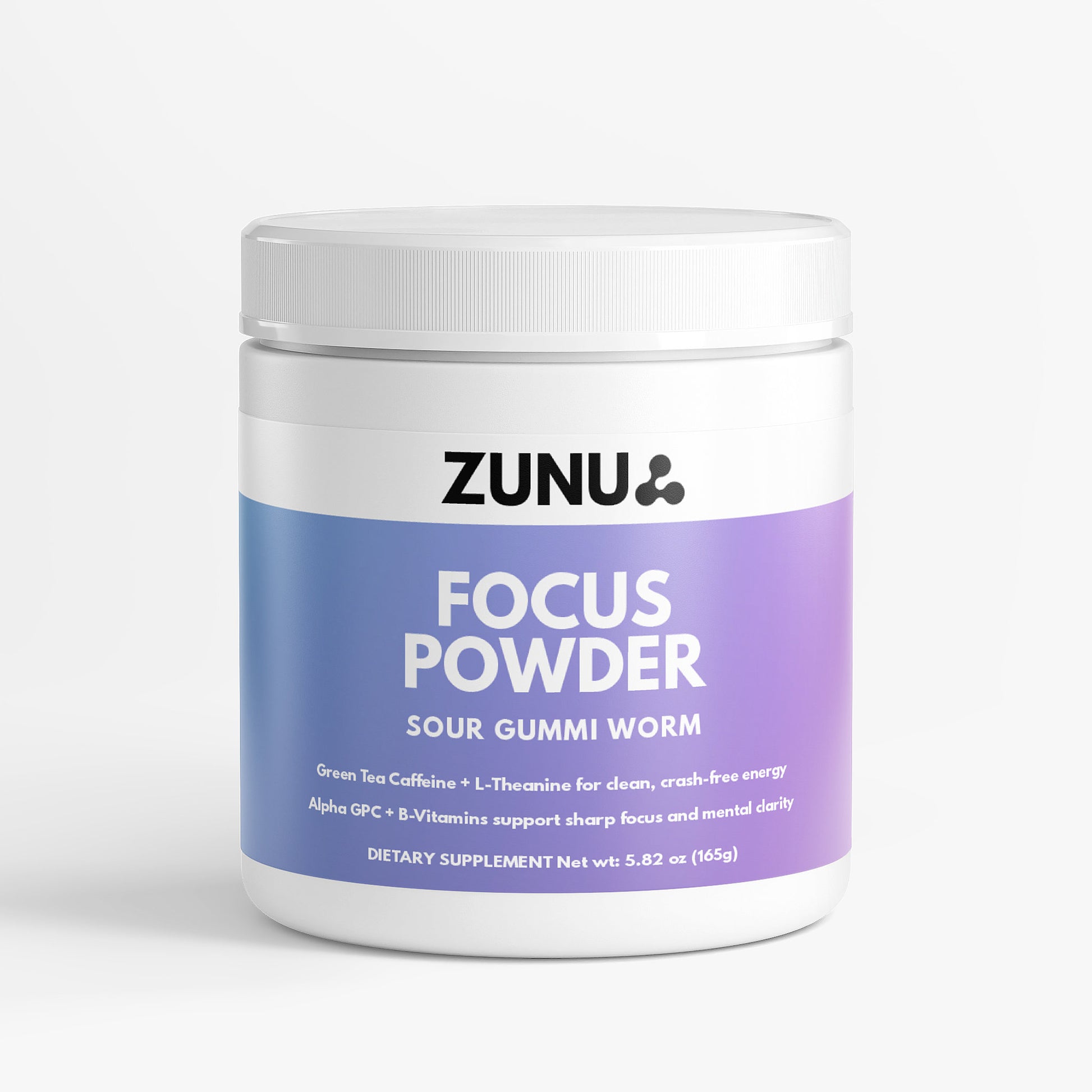 Zunu Focus Powder Sour Gummi Worm