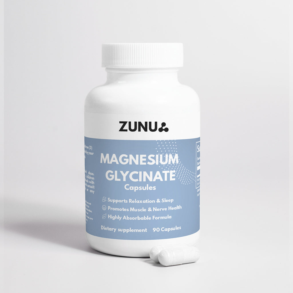 Zunu Magnesium Glycinate Capsules