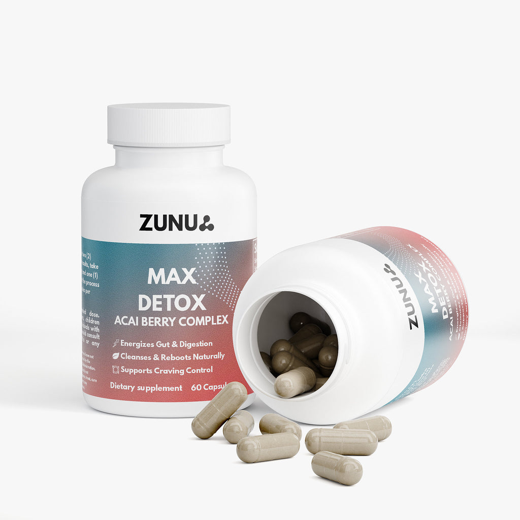 Zunu Max Detox - Acai Berry Complex Capsules