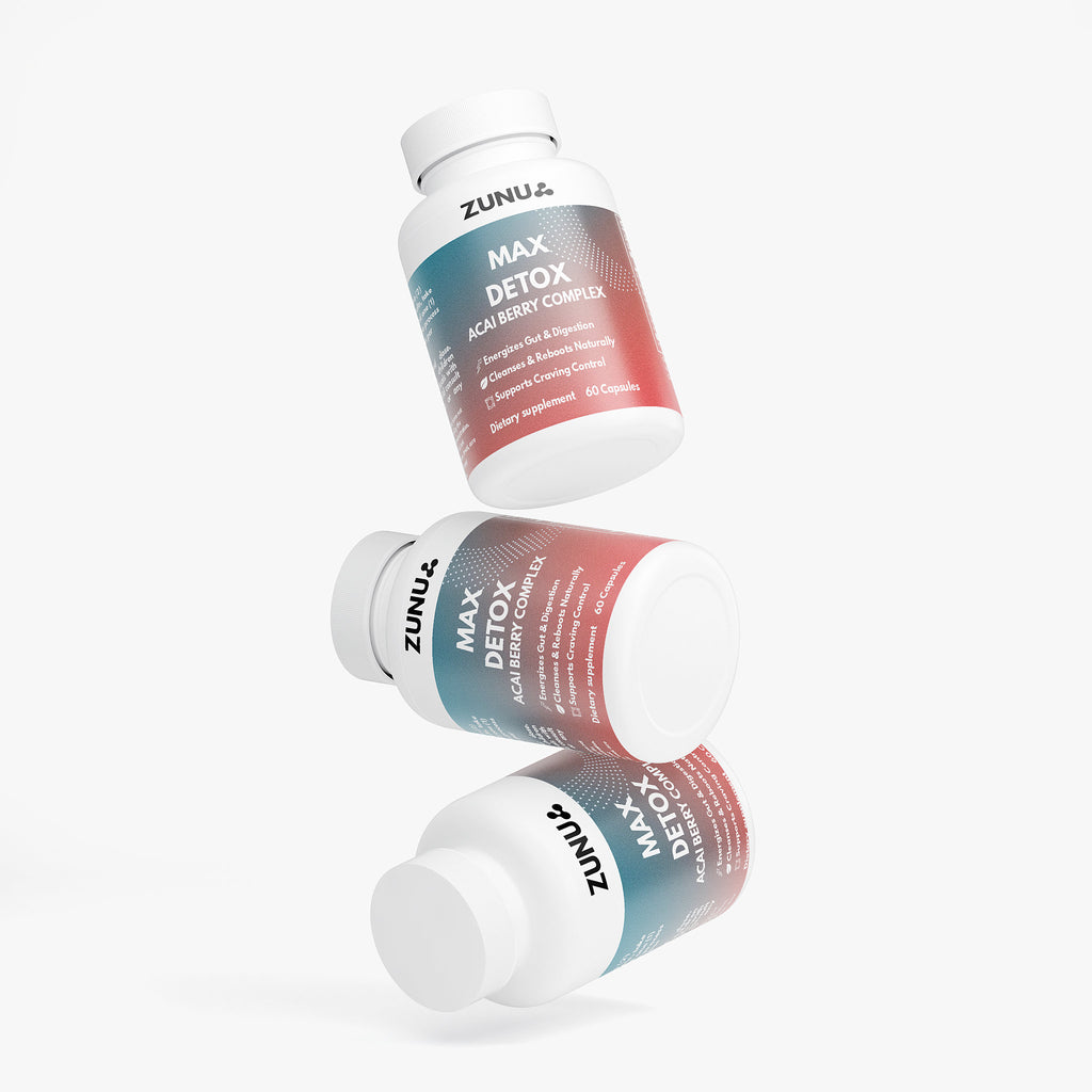 Zunu Max Detox - Acai Berry Complex Capsules