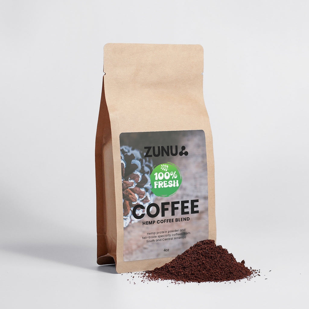 Zunu Hemp Coffee Blend - Medium Roast 4oz