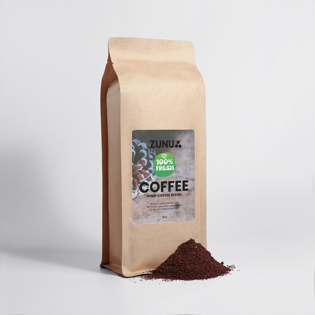 Zunu Hemp Coffee Blend - Medium Roast 16oz