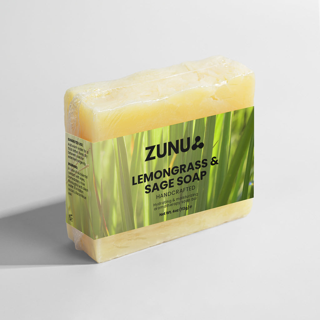 Zunu Lemongrass & Sage Soap