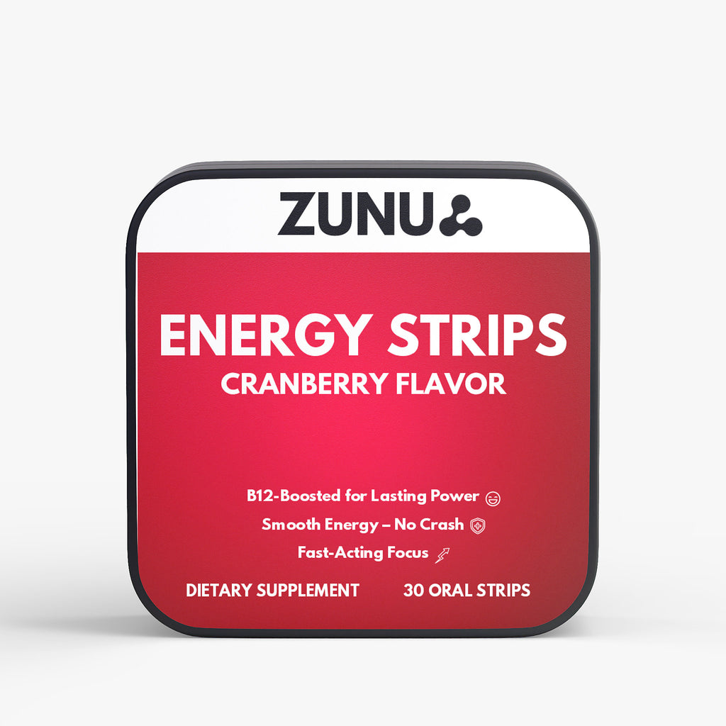 Zunu Energy Strips Cranberry