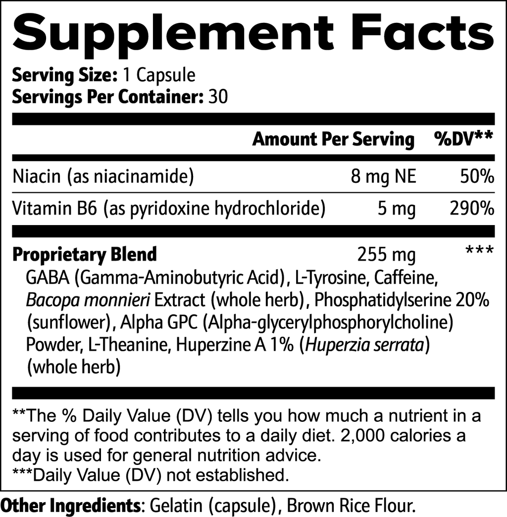Zunu Cognitive Support Capsules