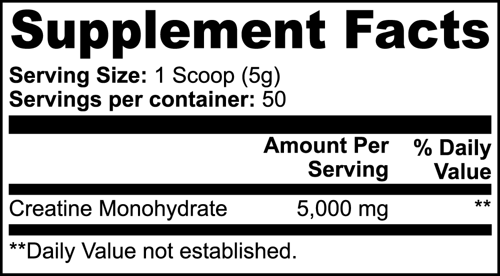 Zunu Creatine Monohydrate
