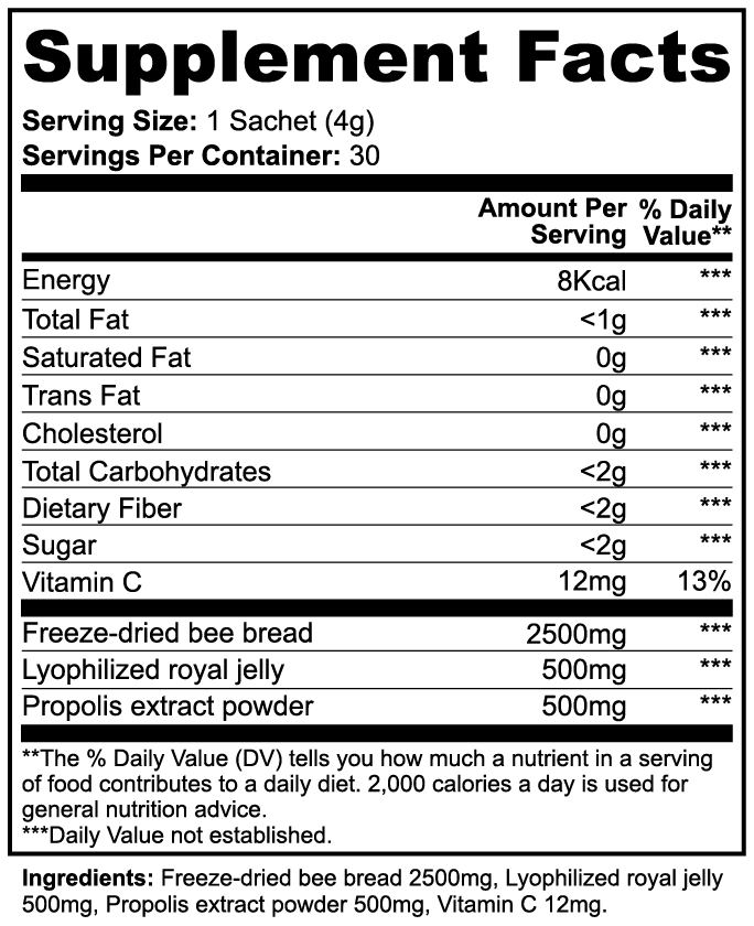 Zunu Bee Bread Powder