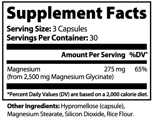 Zunu Magnesium Glycinate Capsules