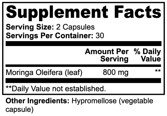 Zunu Moringa Pure Capsules