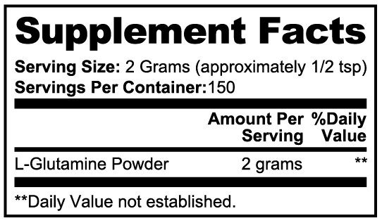 Zunu L-Glutamine Powder